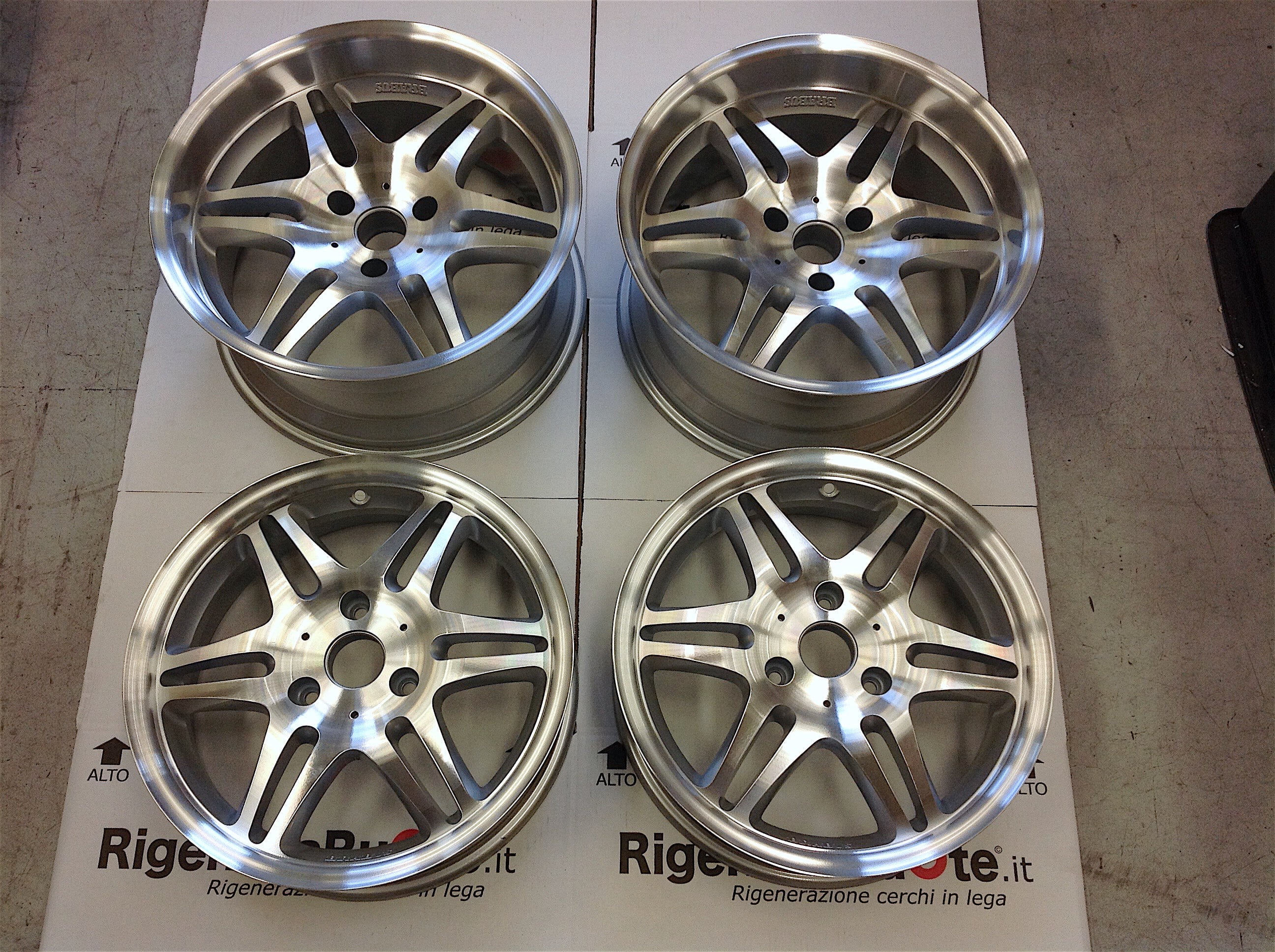 Rigenerazione cerchi Smart Brabus - Dettaglio 9