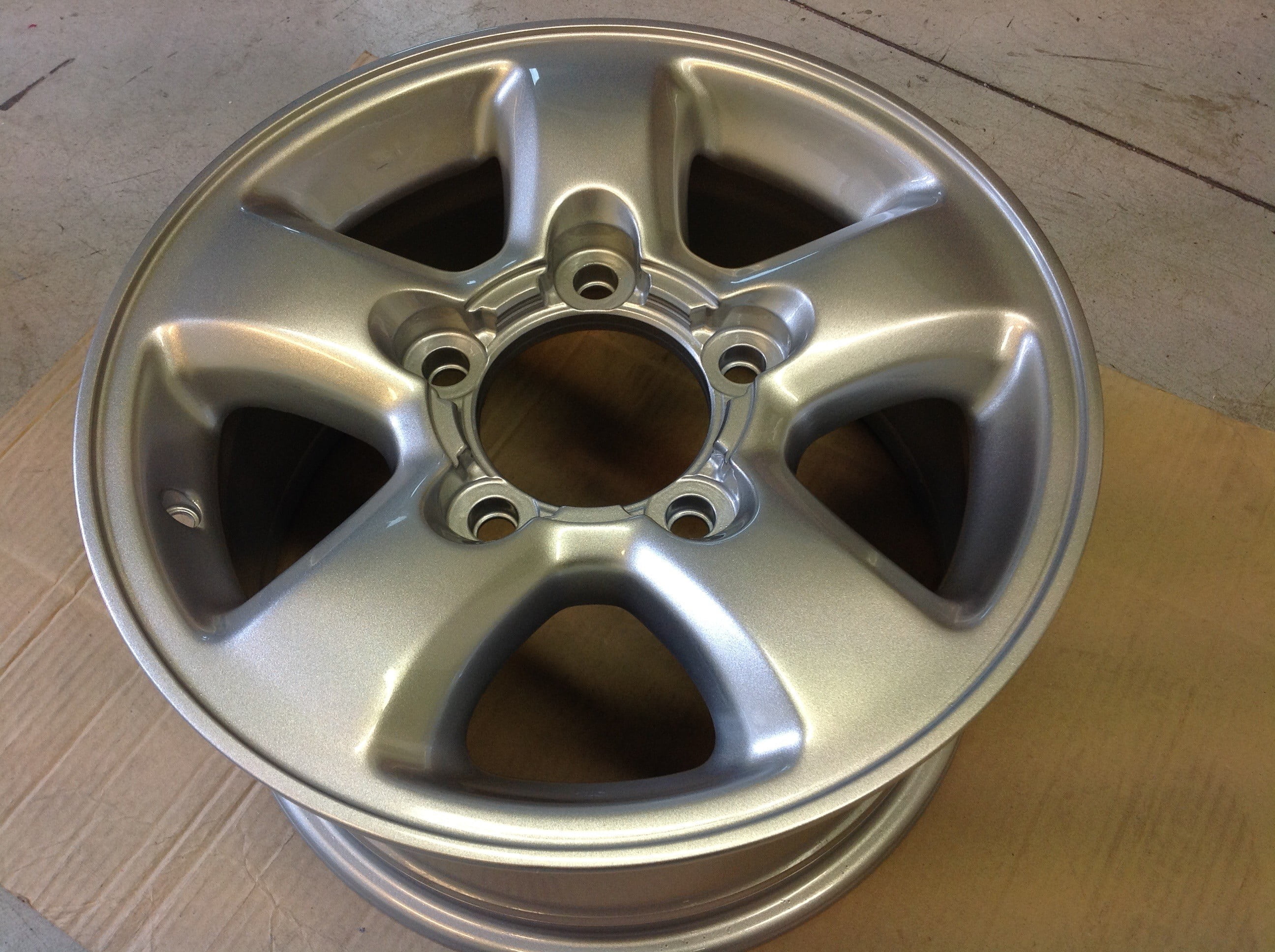 Verniciatura cerchi Toyota Land Cruiser - Dettaglio 3