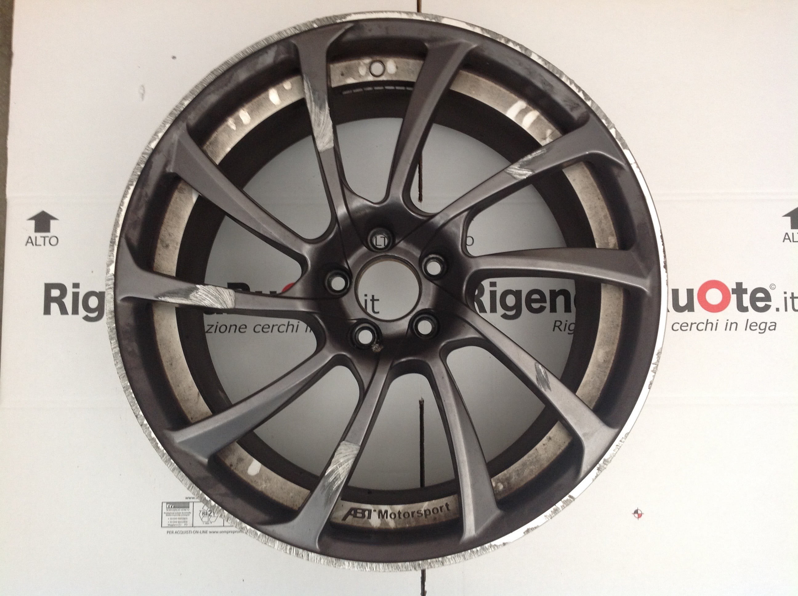 Riparazione cerchi AUDI ABT da 20″ - Dettaglio 5
