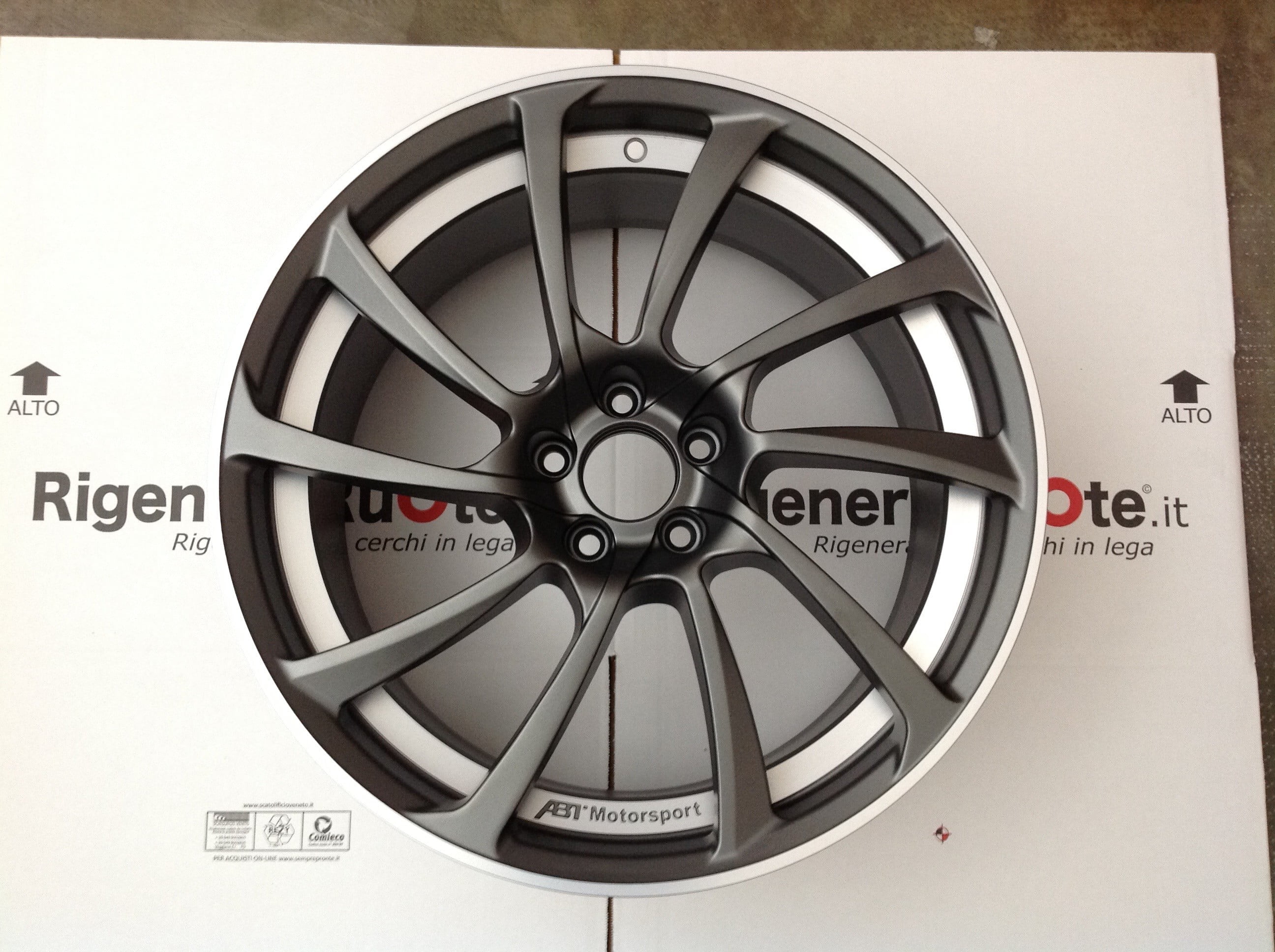 Riparazione cerchi AUDI ABT da 20″ - Dettaglio 6